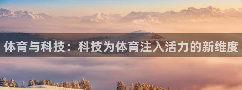 3377体育官方正版app集团简介:体育与科技:科技为体育注